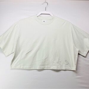 Casual‎ cropped top soft mint green